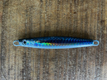 Load image into Gallery viewer, 5 x 40g Tight Lines Reel-Bait-Fish 3D Painted Holographic Slugs or Micro Jigs - Tailor, Salmon, Tuna, Spotty, School Mackerel and More Predatory Gamefish