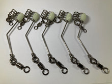 Load image into Gallery viewer, 5x QUALITY UnWeighted Slide Bait Rigs - Live/dead bait sliding, BIG baits = BIG fish