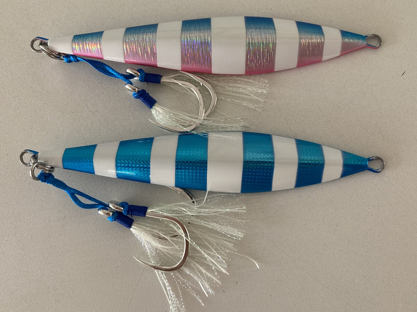150g Butterfly Jig with 3/0 BKK Assist Hooks - Samsonfish, Kingfish, Amberjack, Snapper, Jewfish - 2 pack