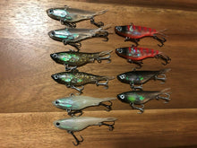 Load image into Gallery viewer, 10 x 95mm x 20g soft plastic vibe transam fishing lures- Barra, bass, jew, jack+
