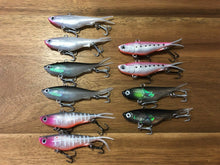 Load image into Gallery viewer, 10 x 95mm x 20g soft plastic vibe transam fishing lures- Barra, bass, jew, jack+