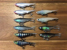 Load image into Gallery viewer, 10 x 95mm x 20g soft plastic vibe transam fishing lures- Barra, bass, jew, jack+