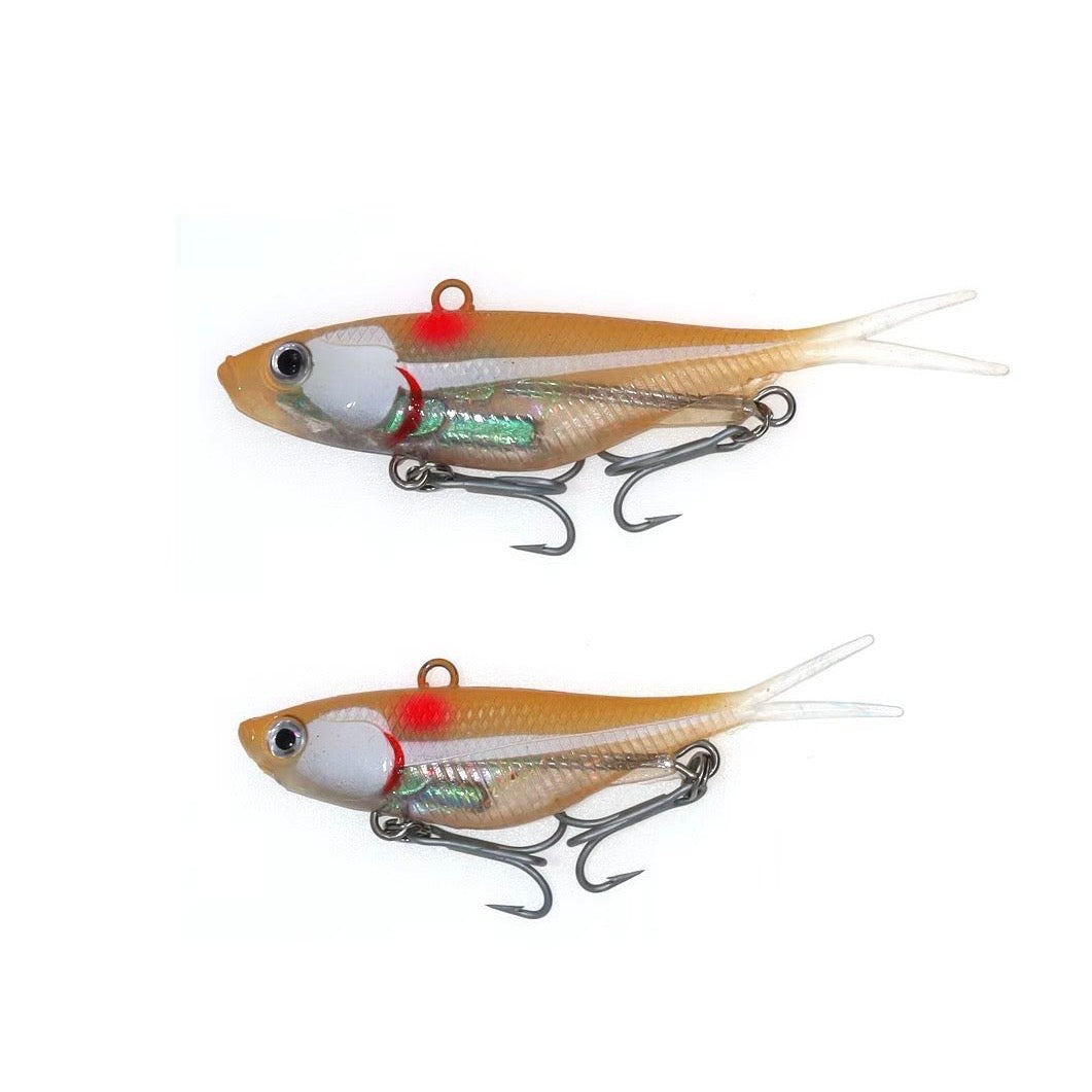 4/8/12 x Soft Plastic Vibe Lures, 95mm Vibes Trazo, Transam, Fishing Lures Reef Fish - Coral trout, Sweetlip, Snapper