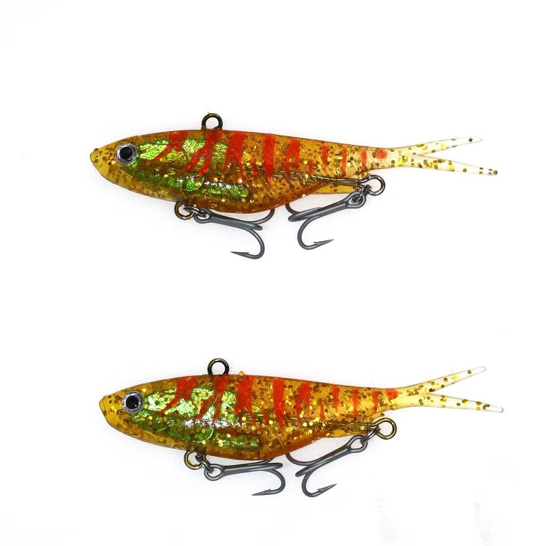 4/8/12 x Soft Plastic Vibe Lures, 95mm Vibes Trazo, Transam, Fishing Lures Reef Fish - Coral trout, Sweetlip, Snapper