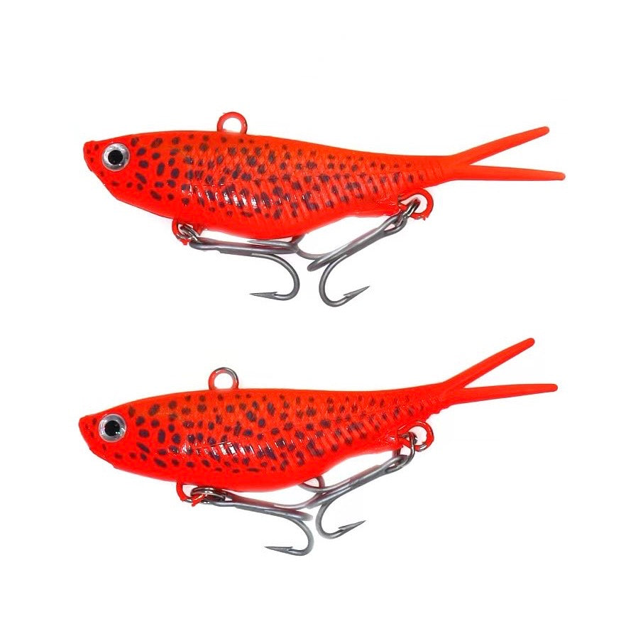 4/8/12 x Soft Plastic Vibe Lures, 95mm Vibes Trazo, Transam, Fishing Lures Reef Fish - Coral trout, Sweetlip, Snapper