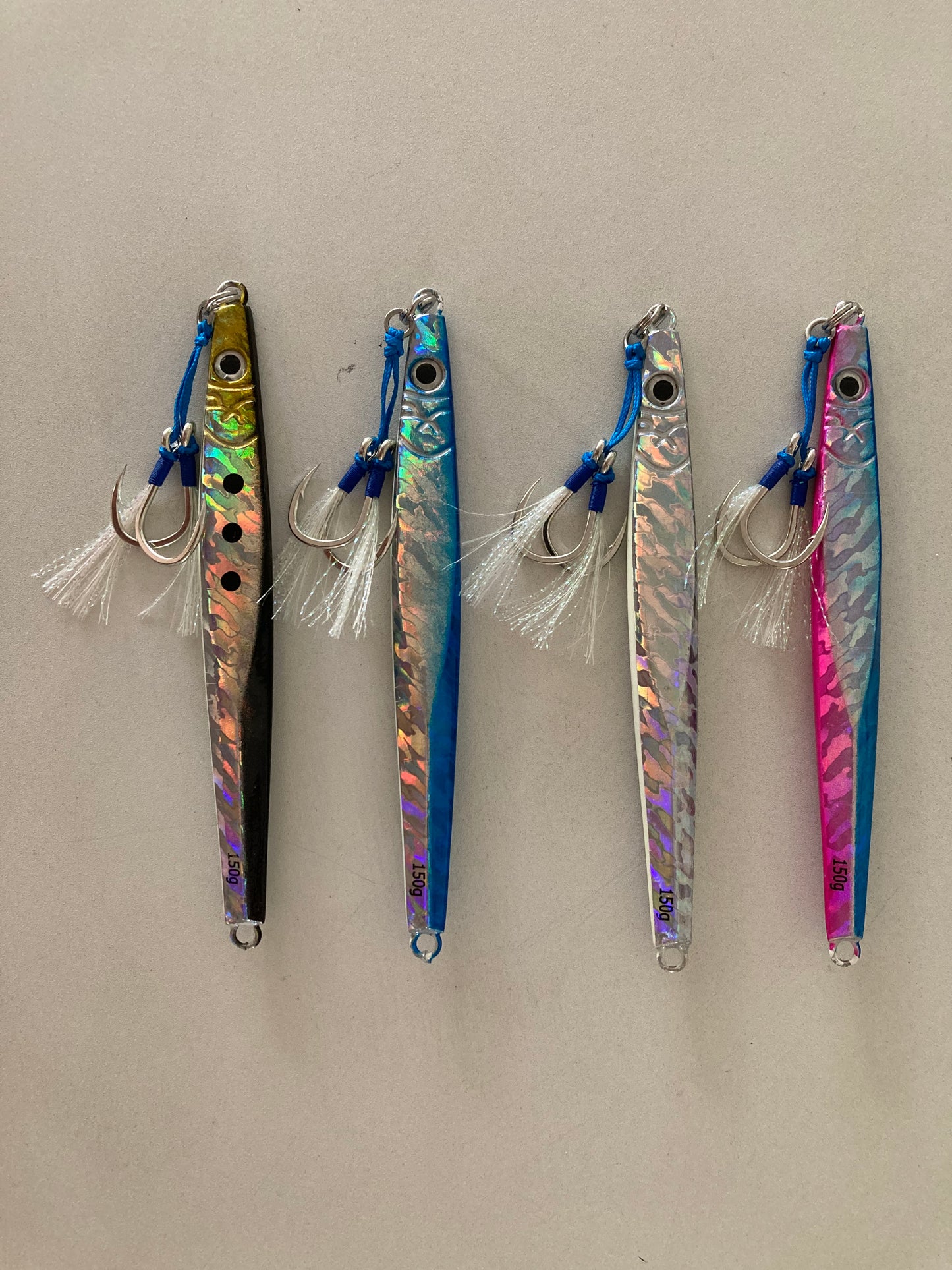 200g Knife Jigs - Samsonfish, Kingfish, Amberjack, Snapper, Jewfish- 4 pack