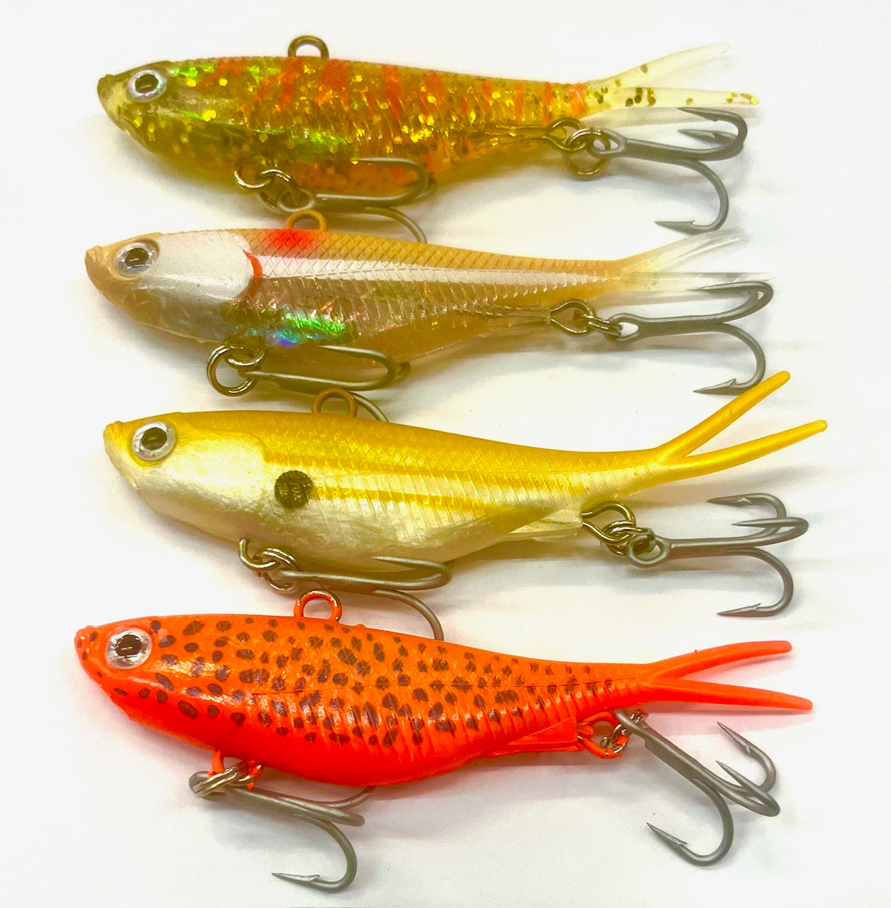 4/8/12 x Soft Plastic Vibe Lures, 95mm Vibes Trazo, Transam, Fishing Lures Reef Fish - Coral trout, Sweetlip, Snapper