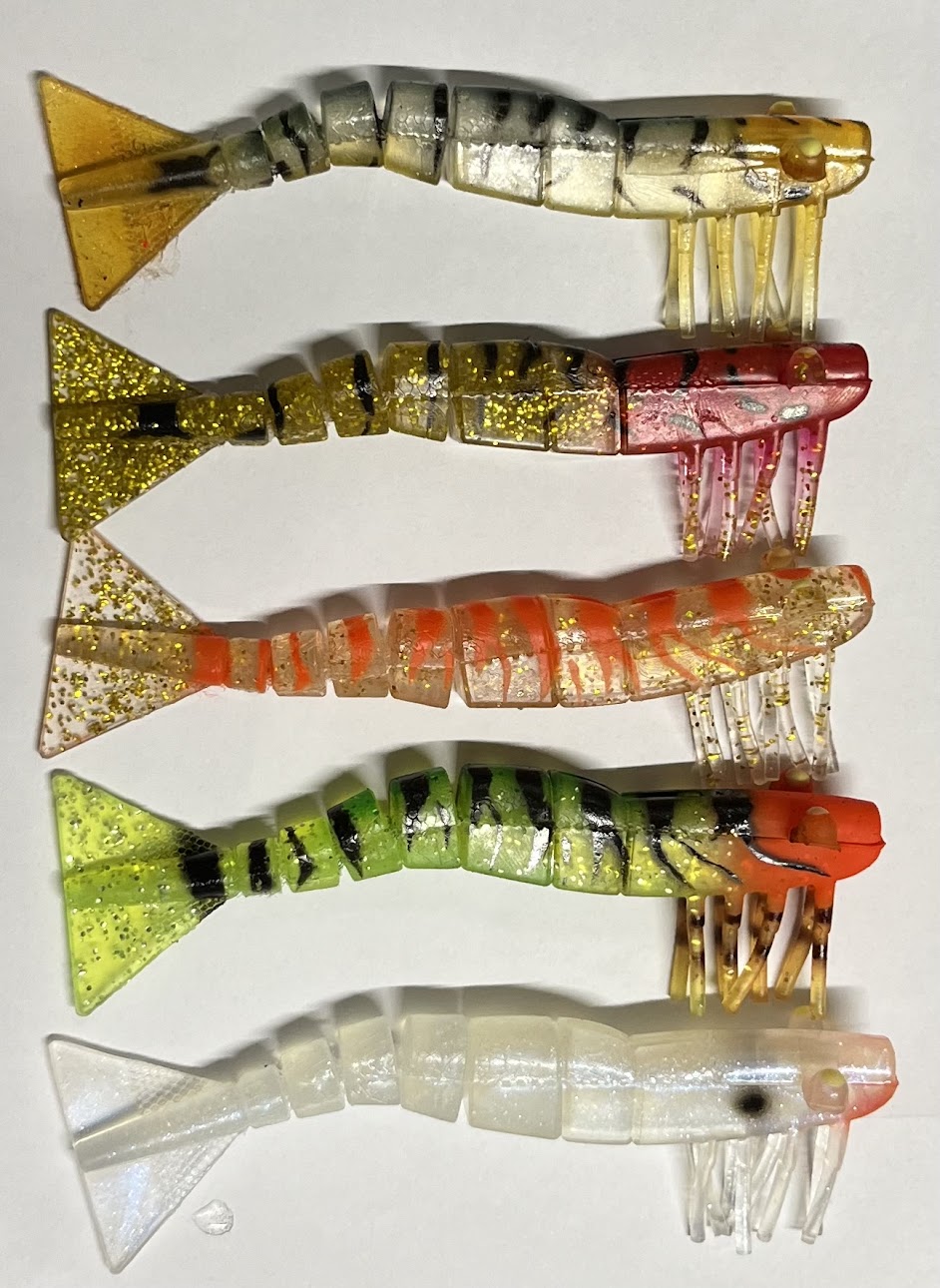 Kevlar Live Shrimp / Prawns - 5 pack