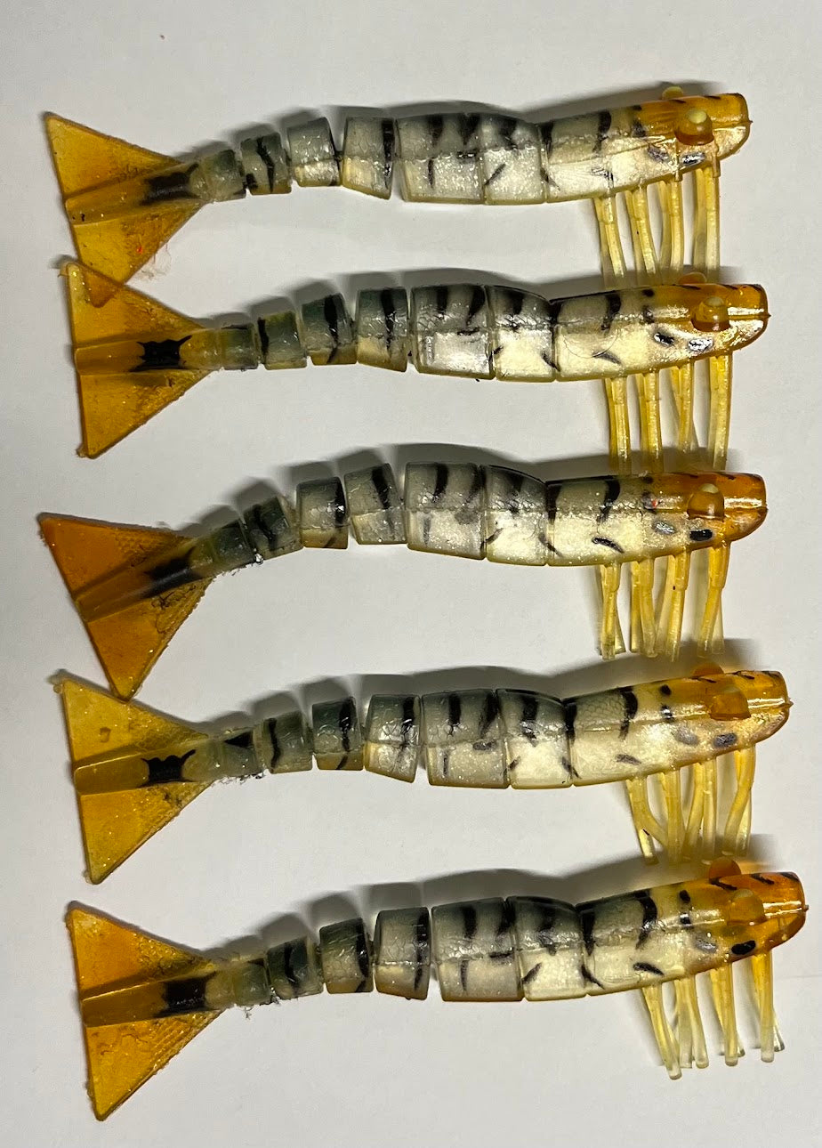 Kevlar Live Shrimp / Prawns - 5 pack