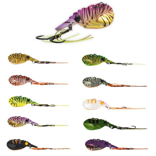 Tackle Tactics SwitchPrawn+ UV - 50mm Metal Blade Fishing Lure