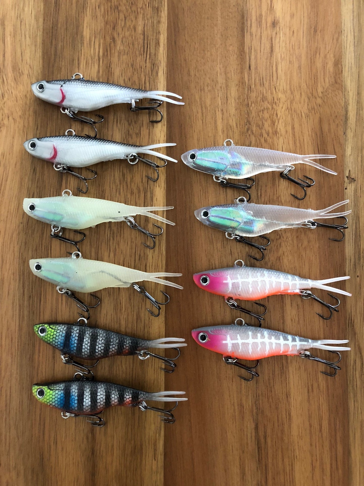 Soft Plastic Vibe transam fishing lures- Barra, bass, jew, jack+ 95mm, 20g - 10 pack