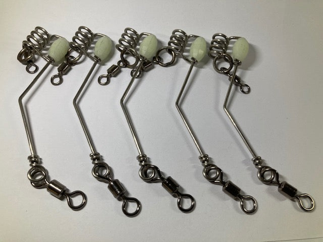 QUALITY Slide Bait Rigs - Live/dead bait sliding, BIG baits = BIG fish - 10 pack