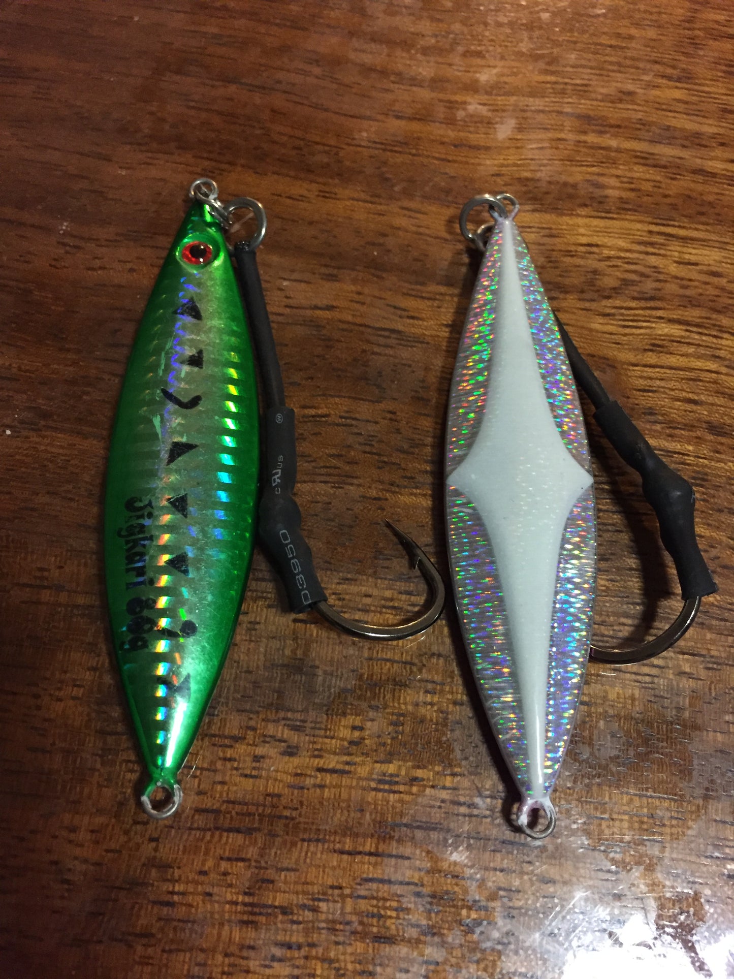 Jigkari 60g & 80g Micro Jigs Glow - Jigging Jig Inchiku Samson Amber Jew King