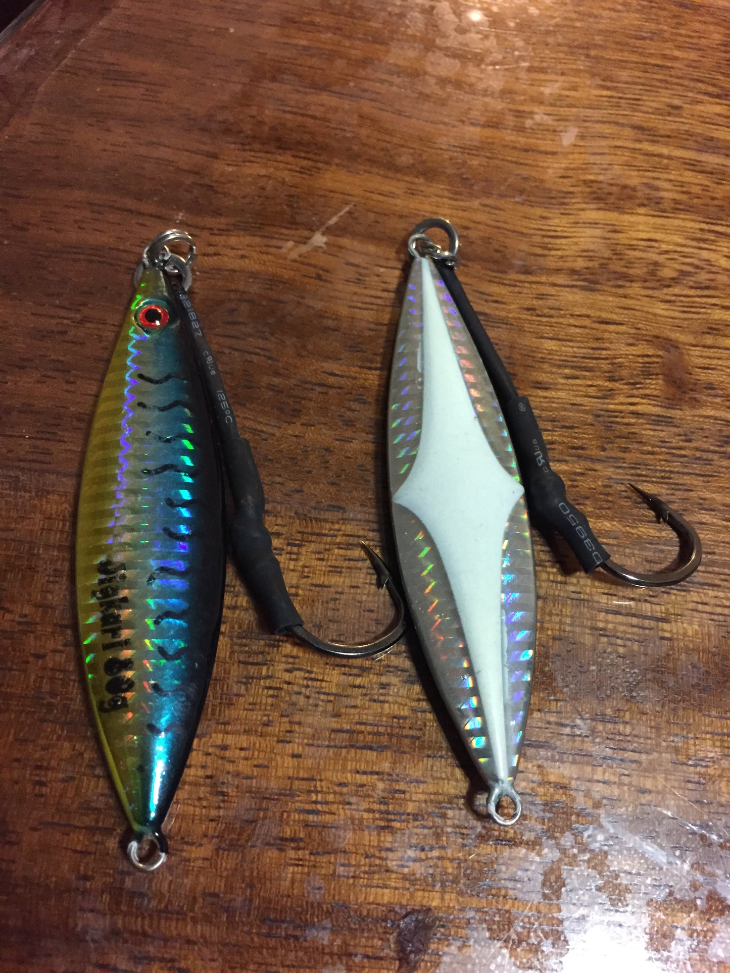 Jigkari 60g & 80g Micro Jigs Glow - Jigging Jig Inchiku Samson Amber Jew King