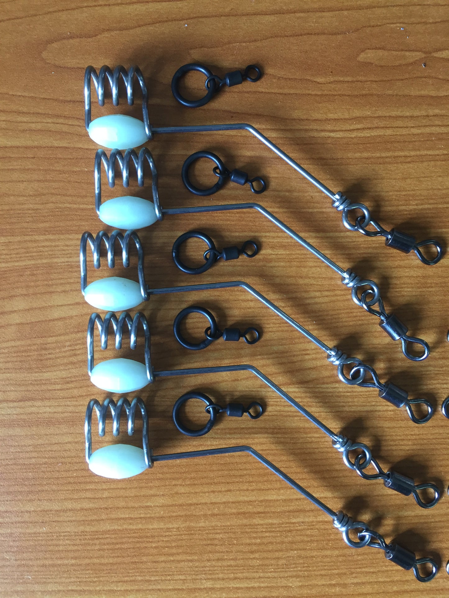 QUALITY UnWeighted Slide Bait Rigs - Live/dead bait sliding, BIG baits = BIG fish - 5 pack