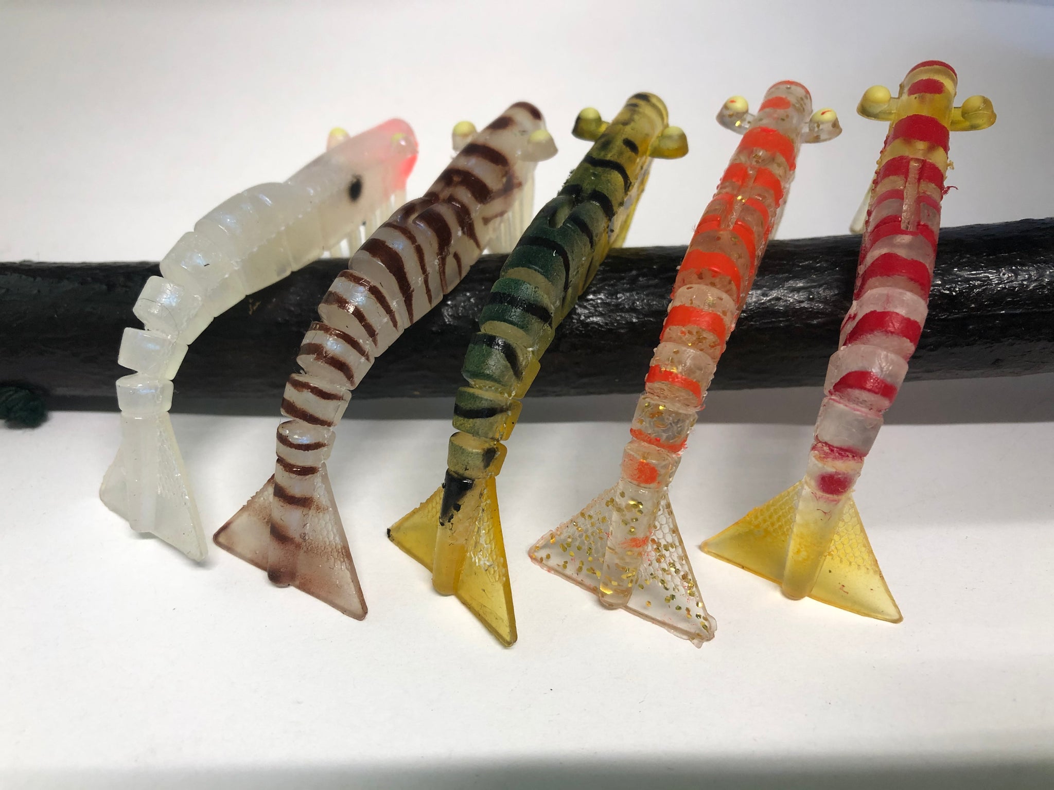 5 x 90mm Kevlar Live Shrimp Elaz-tec Soft Plastic Prawns – Tight Lines  Affordable Fishing Tackle