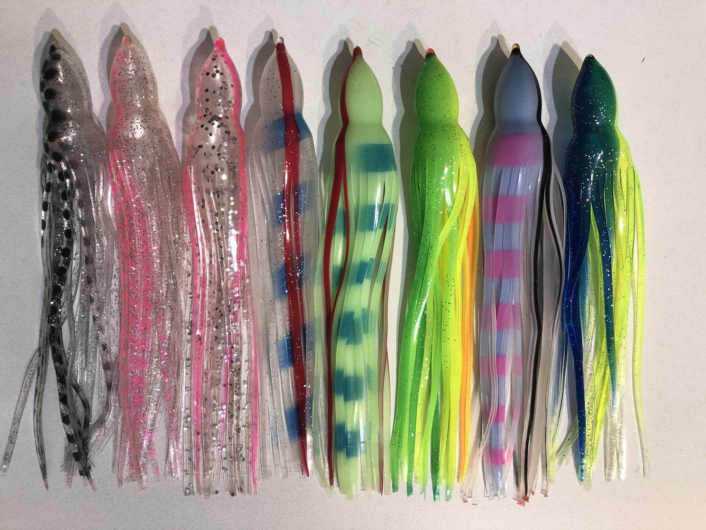 6.5-7 Inch/17cm Octopus Replacement Skirts for Gamefishing Lures Marlin, Sailfish, Wahoo, Tuna +++