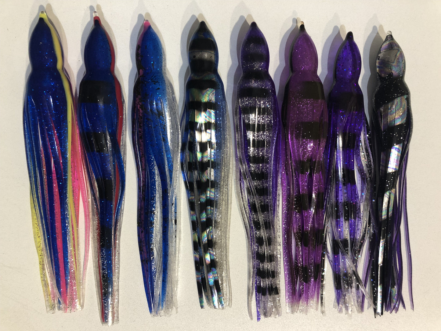 6.5-7 Inch/17cm Octopus Replacement Skirts for Gamefishing Lures Marlin, Sailfish, Wahoo, Tuna +++